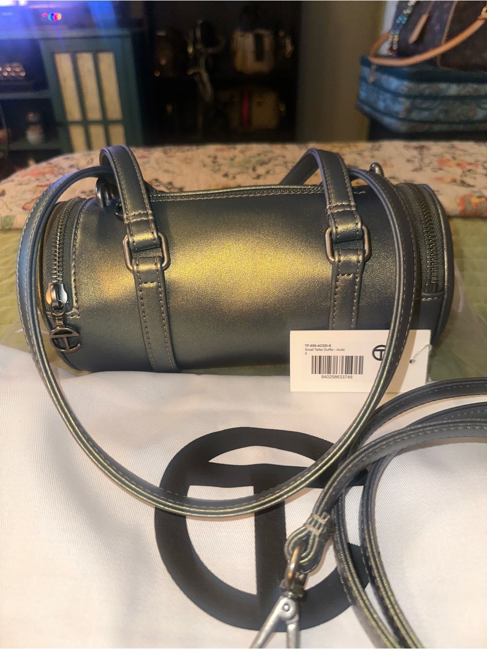 Telfar small barrel bag
